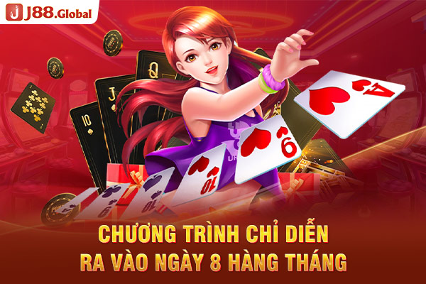 Chương trình chỉ diễn ra vào ngày 8 hàng tháng